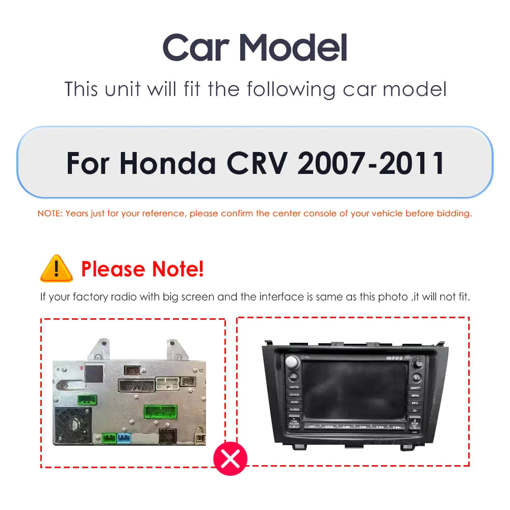 Honda CR-V 3 RE CRV 2007-2011 Multimedia Video Player - RampageApparel