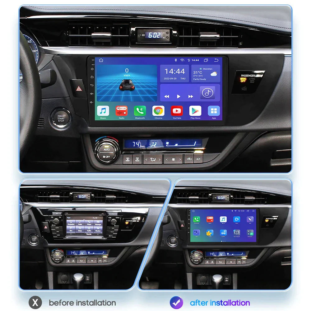 Toyota Corolla 2014 - 2016 Head Unit - RampageApparel