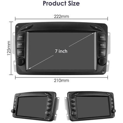 Mercedes Benz CLK C209 W209 W203 W463 W168 Viano Car Multimedia Player RDS GPS 2din Autoradio