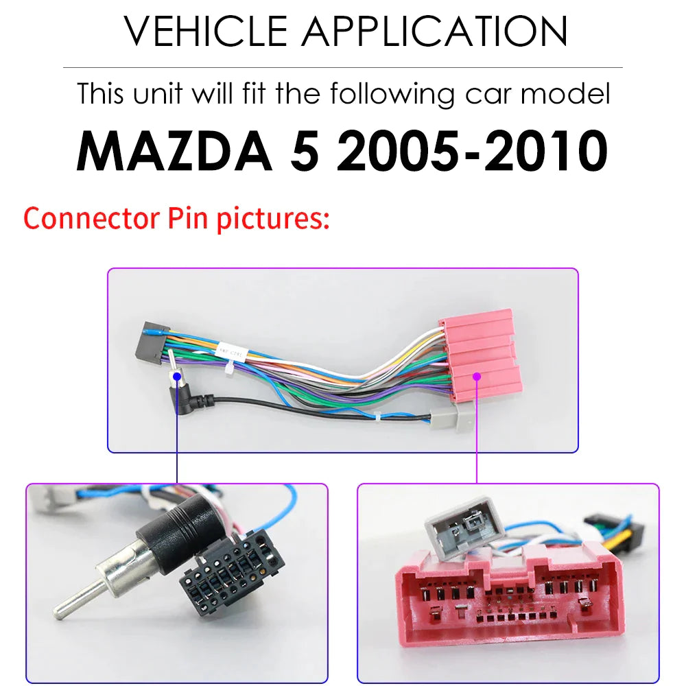 Mazda 5 2005 - 2010 Carplay 4G-LTE Car Multimedia GPS Autoradio Head Unit - RampageApparel