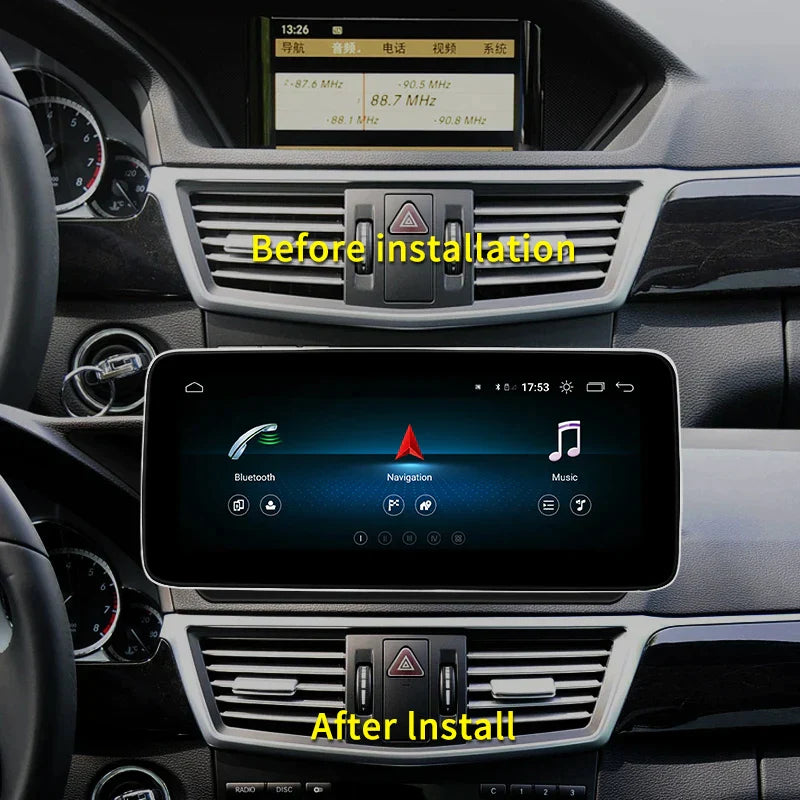 Mercedes Benz E Class W212 8 Core Android AUTO Apple Carplay