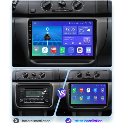 Skoda Fabia 2 2007 - 2014 Car Radio Multimedia Video Player GPS Navigation Carplay Auto 4G - RampageApparel