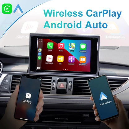 Wireless Apple CarPlay For Audi A6 MMI 3G A6 RMC 2009-2018 Car Play Android Auto Mirror Link Front View Camera Reverse Camera - RampageApparel