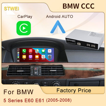 Wireless Apple CarPlay Module Box For BMW CCC 5 Series E60 E61 2005-2008 Car Play Android Auto Mirror Link Front Rear Camera - RampageApparel