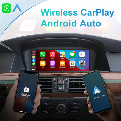 Wireless Apple CarPlay Module Box For BMW CCC 5 Series E60 E61 2005-2008 Car Play Android Auto Mirror Link Front Rear Camera - RampageApparel