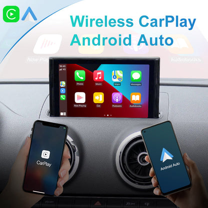 Wireless Apple CarPlay For Audi A3 MIB 2014-2018 MIB3 2011-2022 Car Play Android Auto Mirror Front View Camera Reverse Camera - RampageApparel