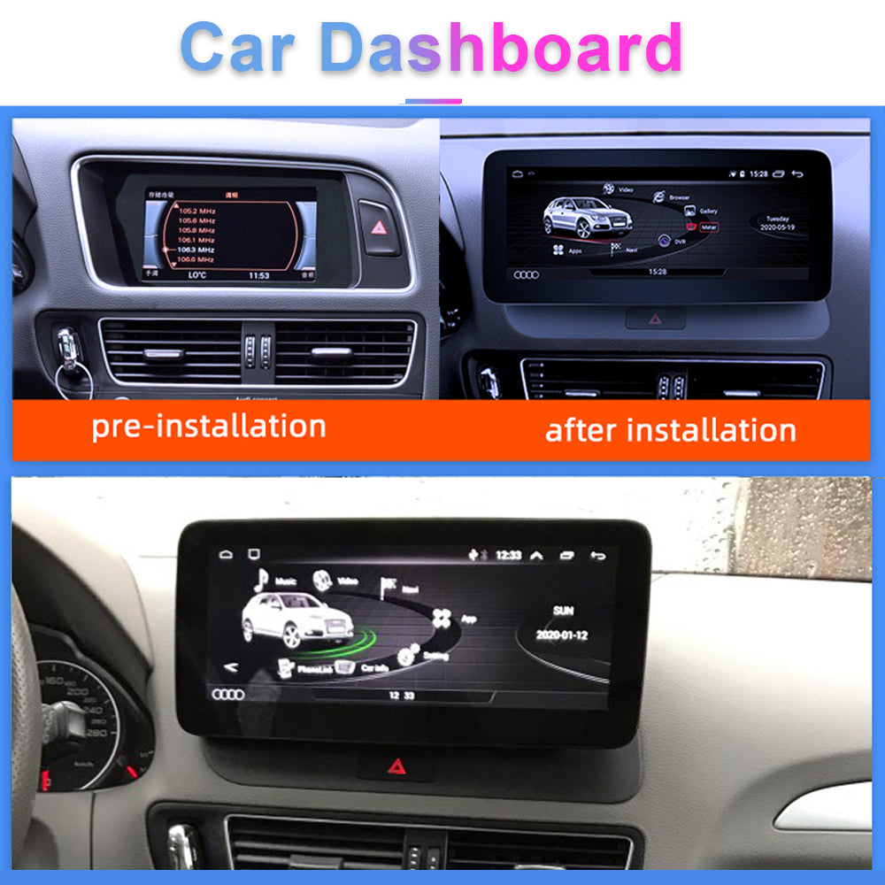 Audi Q5 2009-2016 WIFI 4G SIM Split Screen BT GPS Navi Multimedia Wireless Carplay - RampageApparel