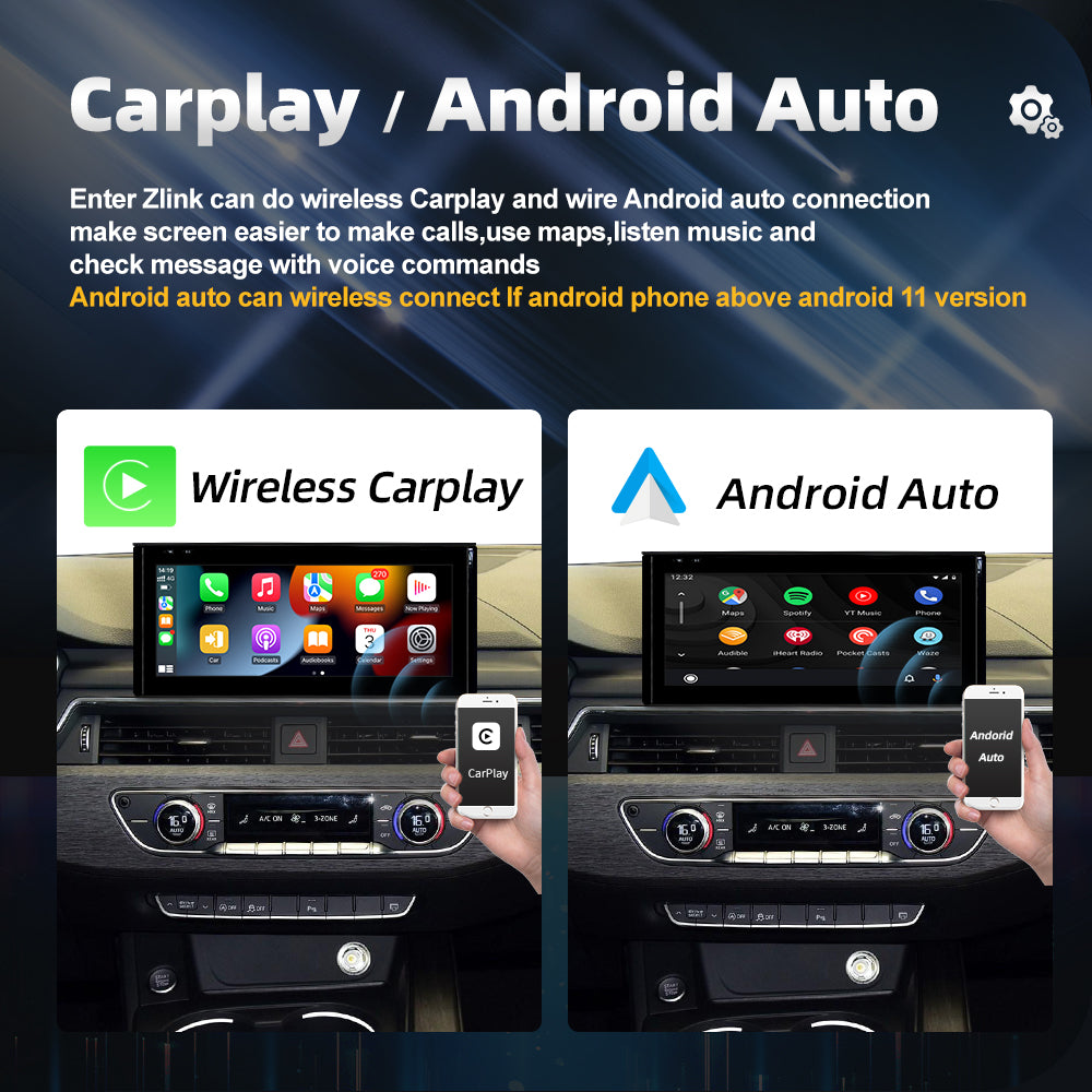 Audi Q5 2017-2019 Carplay Auto Multimedia Player WIFI 4G SIM BT Stereo - RampageApparel